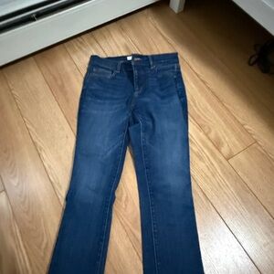 Ann Taylor Deep Blue Cropped Jeans